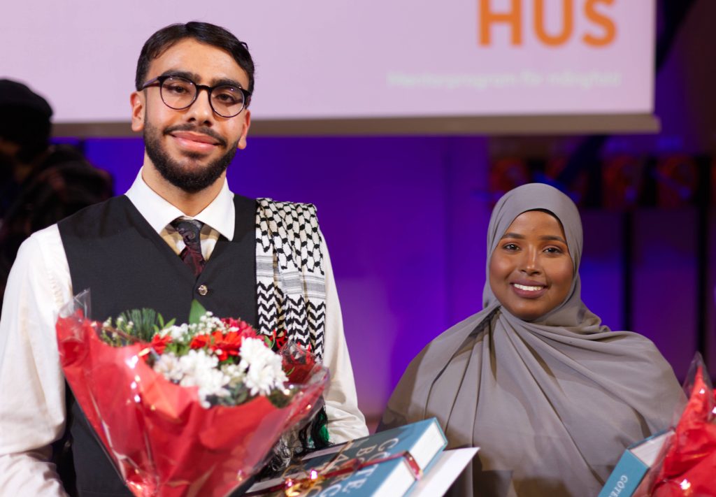 Amin och Ridwan fick Öppet Hus stipendium 2022.